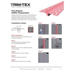 Preview of Fire Rated 093V Expansion Installation Guide R1
